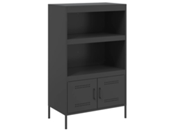 Maison Exclusive - Aparador De Acero Negro 68x39x113 Cm