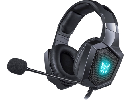 Auriculares Gaming con Cable ONIKUMA ONIKUMA-K8RGB (On Ear - Micrófono - Negro)