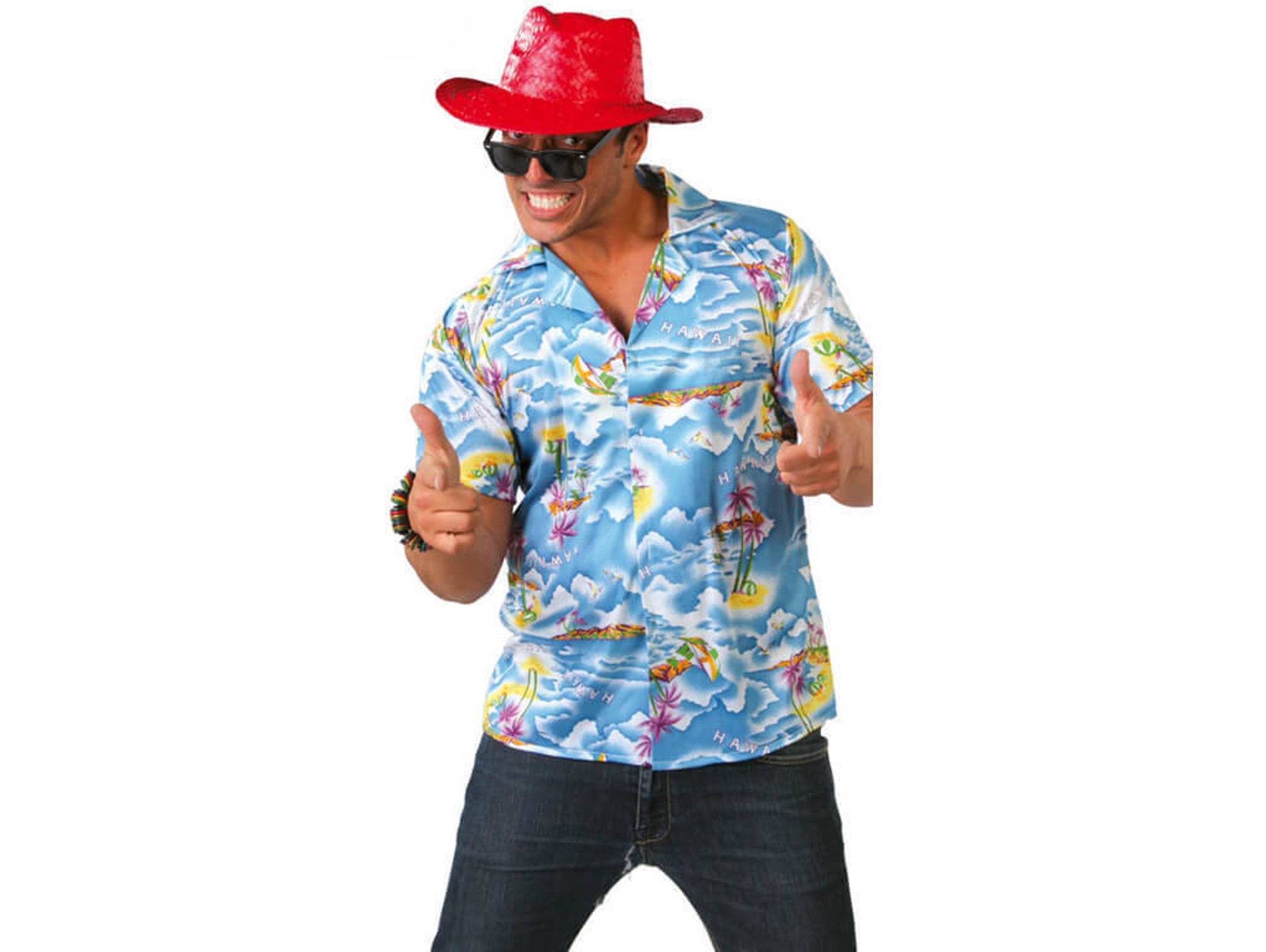 Disfraz de Hombre DISFRAZZES Camisa Hawaiano (Talla: L)
