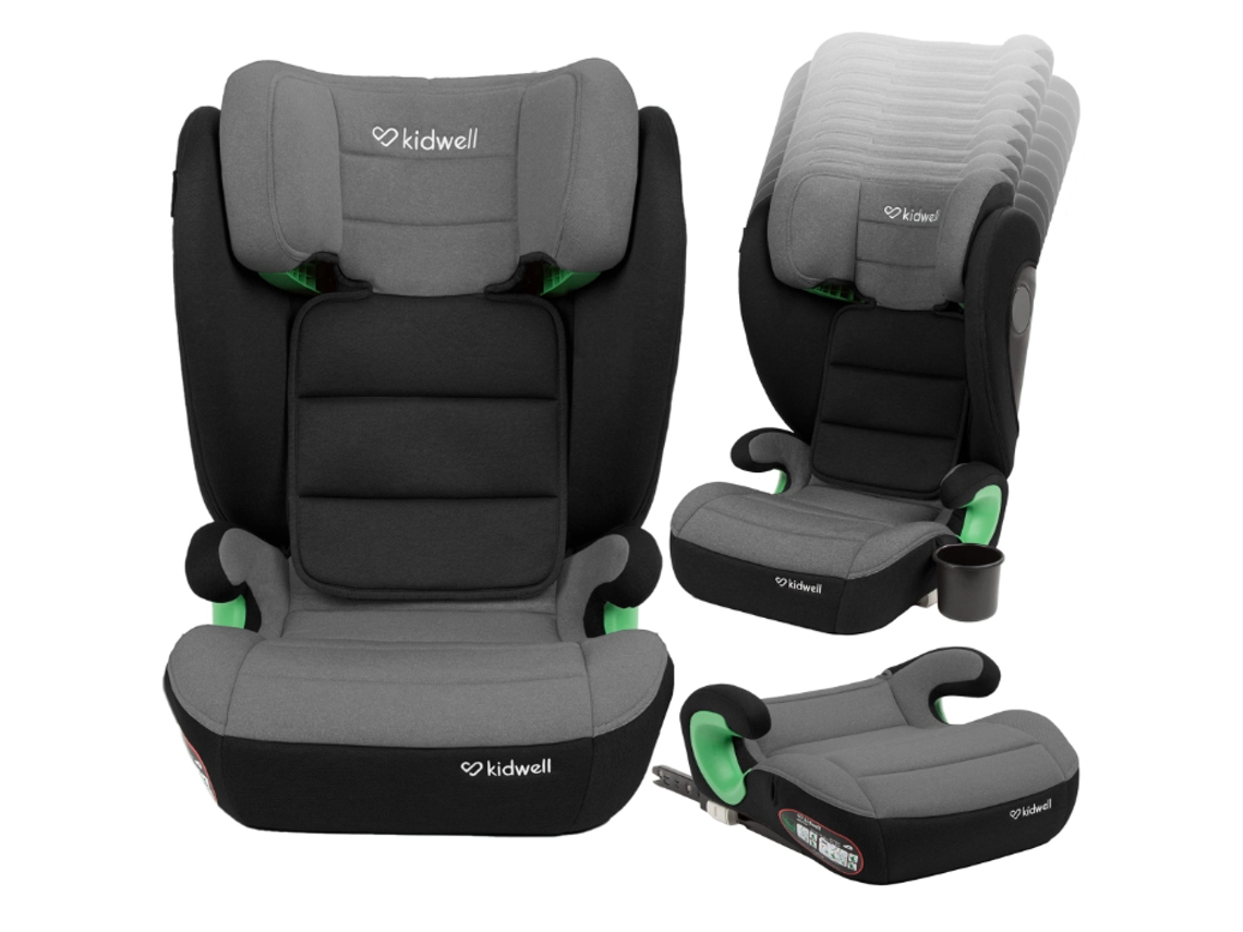 Silla De Coche I-Size 100-150Cm KIDWELL Weston Gris/Negro