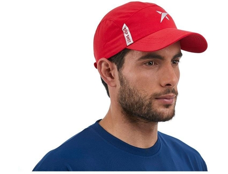 Sombrero para Hombre DROP SHOT Tech Fiber Rojo para Tenis (Tamaño Unico)