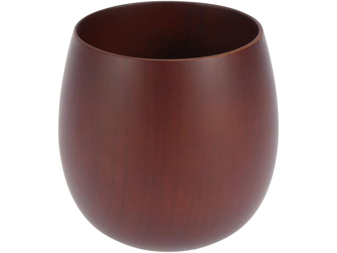 Taza tradicional hecha a mano en madera natural, taza grande de té de madera maciza para disfrutar de Gokoco