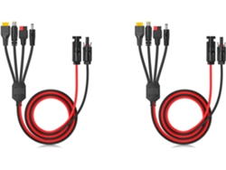 Conectores Divisores De Cable De Extensión Para Paneles Solares 4 En 1