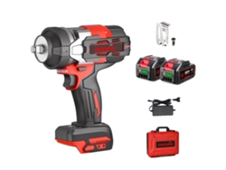 Llave de impacto eléctrica, par de 2800 N·m, motor sin escobillas, 2 baterías, enchufe UE OEM