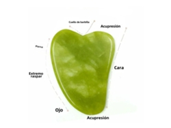 (tabla Gua Sha) Juego De Masaje De Jade Natural, Rodillo Gua Sha, Rodillo De Masaje Corporal Y Facial Spa