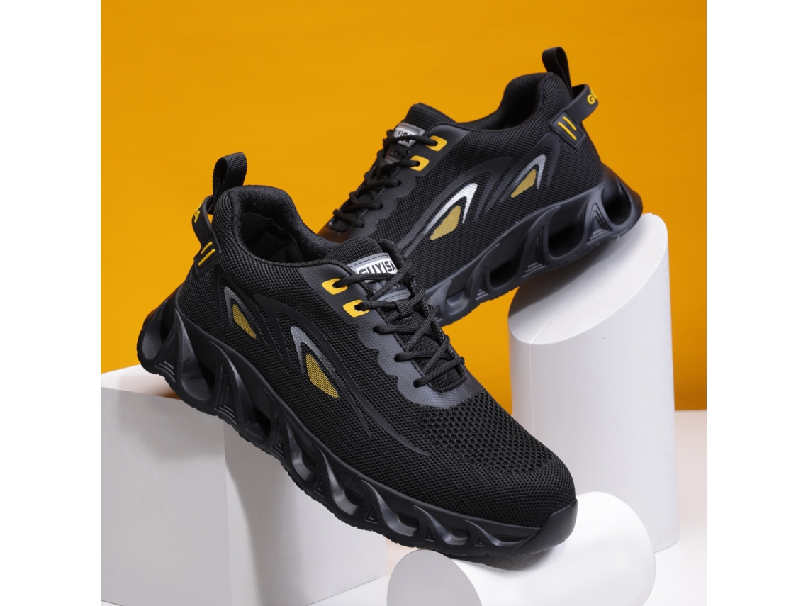 Zapatillas De Seguridad Transpirables: Botas De Trabajo Para Hombre Y Mujer, Con Puntera De Acero — Para Deportes Al Aire Libre — Talla 44