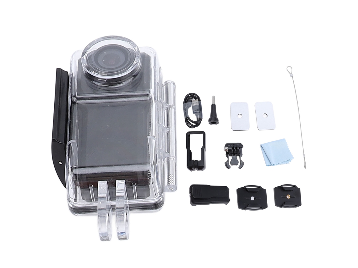Cámara De Acción 4k Video Wifi Portátil Impermeable Sport Dv Camcorder