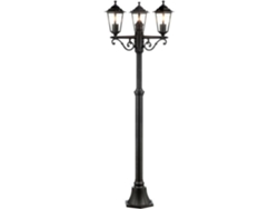 Carleen Outdoor Lamp 3L, Black, E27 Max 60W, lâmpada não incluída