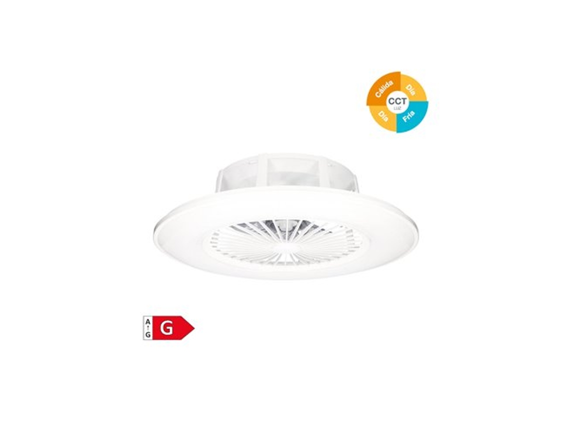 Ventilador de techo Box Fan con mando 22' CCT regulable Blanco GSC
