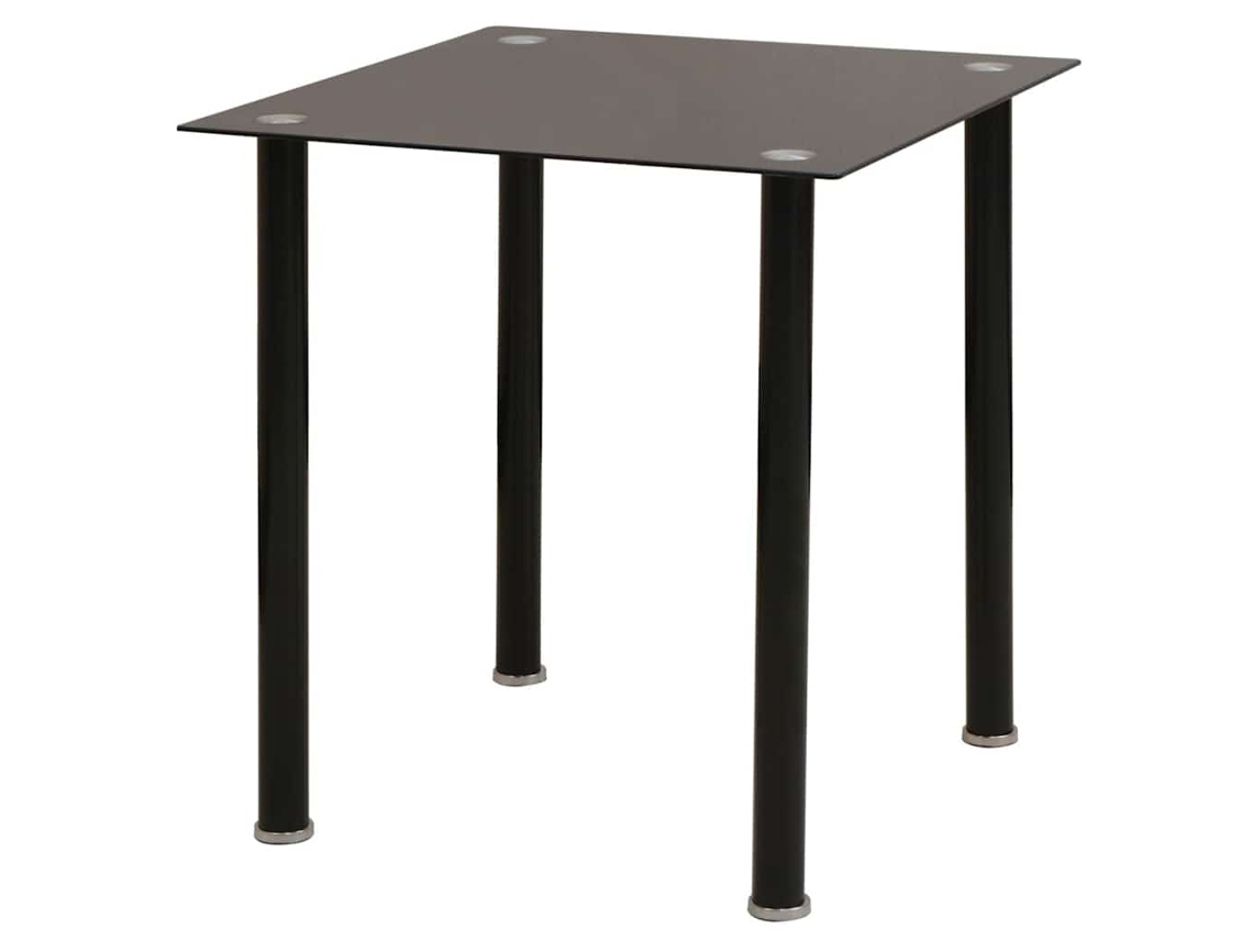 Maison Exclusive - Conjunto De Mesas Y Sillas De Comedor De Cinco Piezas Negro