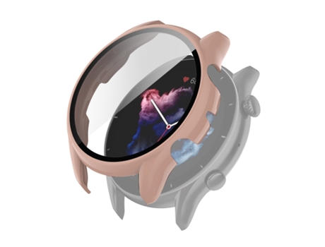 Amazfit GTR 3 / GTR 3 Pro Part + Funda Protectora de Reloj de Vidrio Templado (Cherry Blossom Pink)