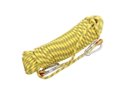 Cuerda de escalada para exteriores de 30 m y 10 mm, color amarillo.