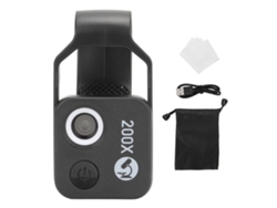Microscopio De Teléfono 200x Clip Con Luz Led Bolsillo Mini Para Piedra Jade Metal Negro Cpl