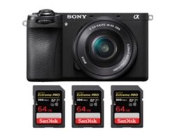 Sony A6700 + 16-50mm F/3.5-5.6 Oss + 3 Sandisk 64gb Uhs-ii 300mb/s + Ebook “20 Consejos Para Fotos Que Impactan”