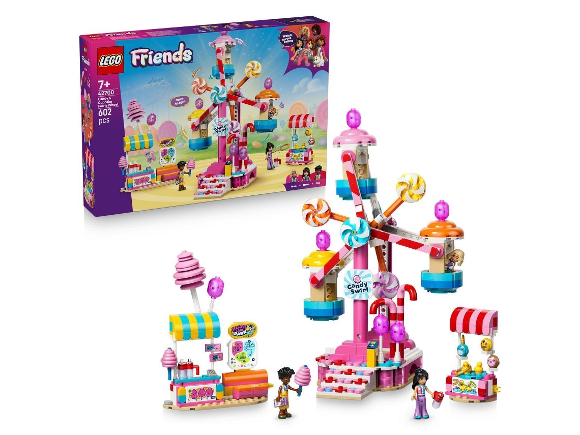 Lego® 42700 Friends Noria: Cupcakes Y Golosinas De Juguete Y 2 Mini Muñecos