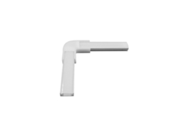 Unión en L para Perfil de Aluminio de Superficie para Tiras hasta 12 mm