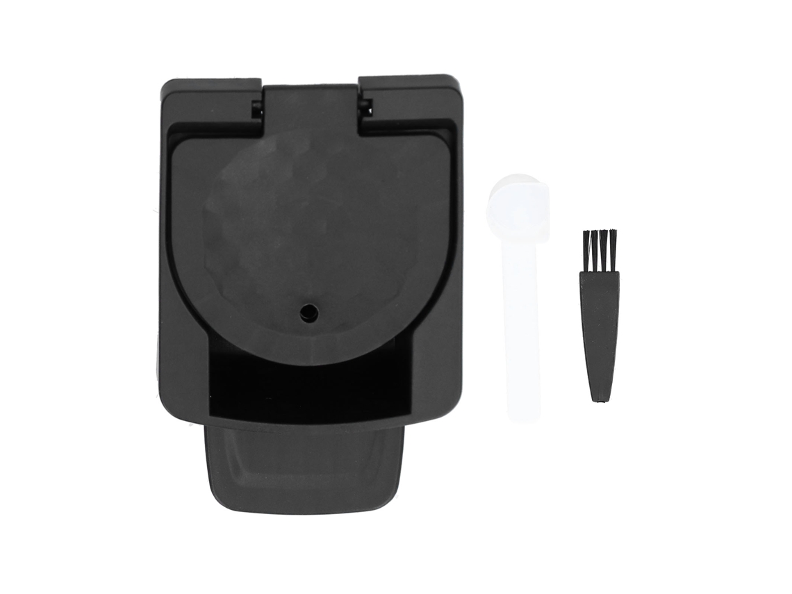 Adaptador de cápsulas reutilizable para cafetera Dolce Gusto, fabricado en acero inoxidable 304 con Primerox.