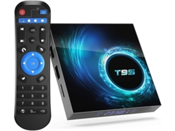 Android TV Box Yizhood Sidiwen 4 GB de RAM 32 GB de ROM Quad Core Actualización OTA Negro
