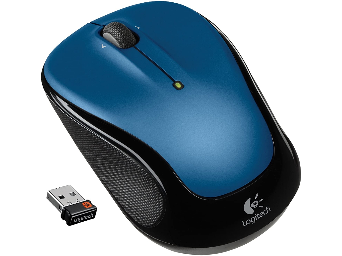 Logitech M325 Inalámbrico Mouse Office Home Power Saving Scrolling Function Designed For Web Pages - Azul
