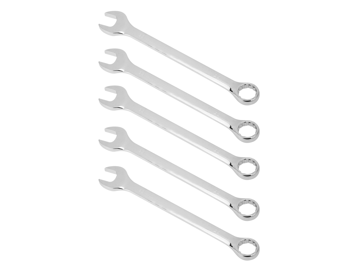 5 Piezas De Llave De Engranajes De Doble Propósito, Llave De Vaso De Extremo Abierto, Acero Cromo-vanadio, Herramientas Manuales De 22 Mm