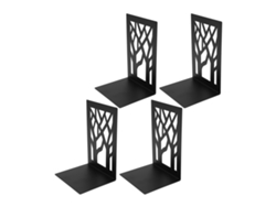 4 Sujetalibros Metálicos Decorativos Antideslizantes Para El Hogar Y La Escuela.