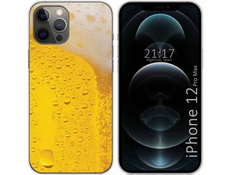 Carcasa iPhone 12 Pro Max (6.7) TUMUNDOSMARTPHONE Cerveza Multicolor