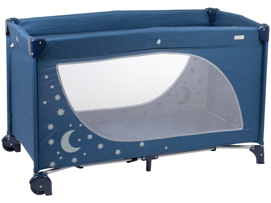 Cuna de viaje Babygo Sleeper Moonstars Navy Melange