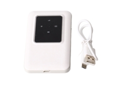 Punto de acceso wifi móvil 4G LTE, 10 usuarios, alta velocidad, batería de larga duración, tarjeta inalámbrica, oficina, blanco