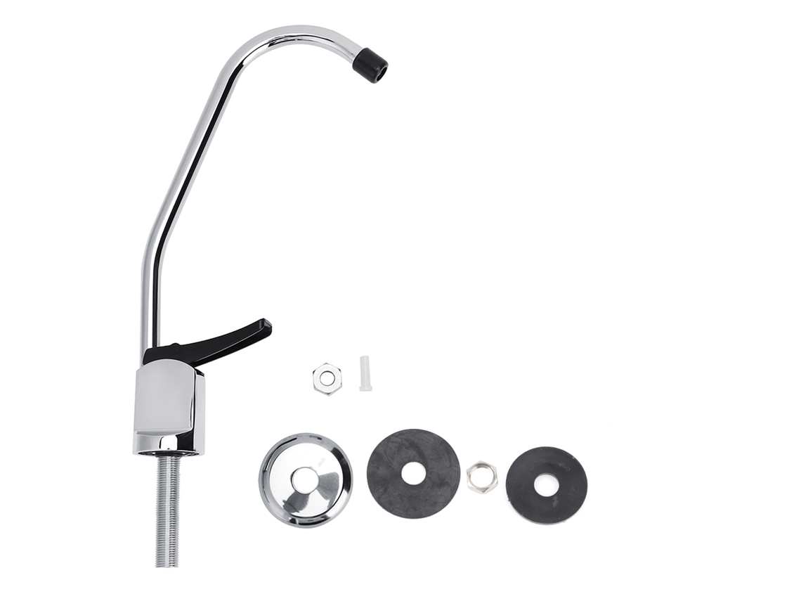 Grifo De Cocina, Grifo De Cuello De Cisne De Aleación De Cobre, Presión Universal G1/4in, Cromado.