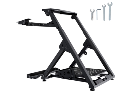 VEVOR Soporte plegable para volante de carreras, altura ajustable, compatible con Logitech