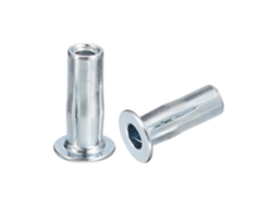 Tuercas Remachables M5 Empotradas, 10 Piezas, Vástago Pretaladrado, Insertables Roscadas Cabeza