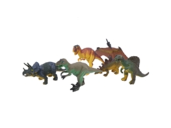 6 Piezas De Dinosaurios De Juguete, Modelo De Pvc Ecológico Para Niños De 3 Años En Adelante.