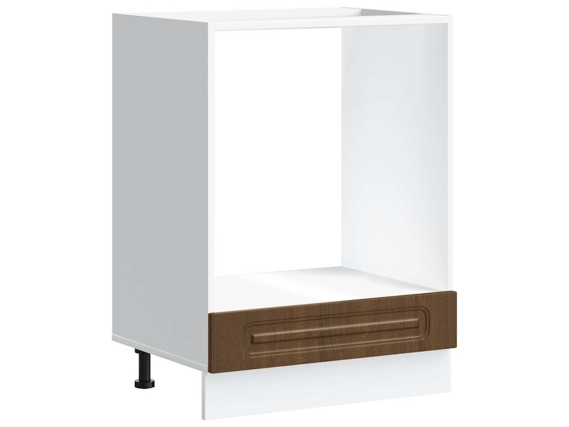 Mueble para horno en derivados de madera de roble, marrón, EXCLUSIVO DE LA CASA