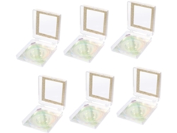 18pièces Boîtes De Rangement Paillyées Pour Faux Étuis Stockage Transparent Et Outils Maquillaje