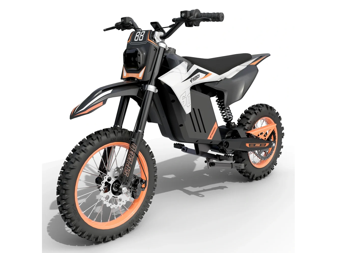 Motocicleta eléctrica todoterreno Freeboy Y88 para adolescentes con batería de 48V 30Ah.