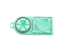 Cortador de huevos multifuncional 2 en 1 de acero inoxidable para frutas y huevos - Accesorios de cocina