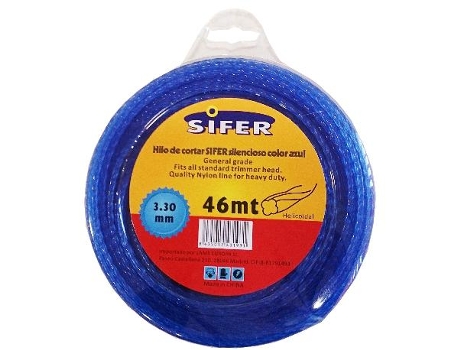 Sifer hilo desbrozadora azul silencio.helico.3.3mmx46 m 48222054