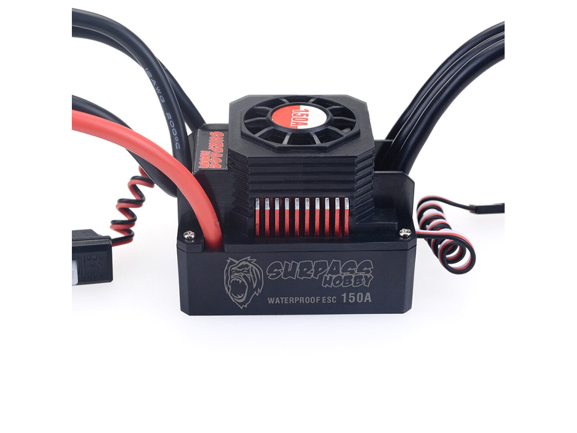Surpass Hobby Diamond Seriers Waterproof 4076 2250kv Brushless Motor With 150a Esc For 1/8 Rc Vehicles