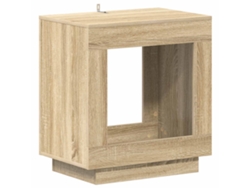 Maison Exclusive - Mesa Lateral Roble Sonoma 60 X 40 X 65 Cm Madera De Ingeniería