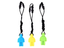 Collar Sensorial De Silicona Para Masticar, Ideal Para El Autismo Y La Dentición - Azul, Verde, Amarillo