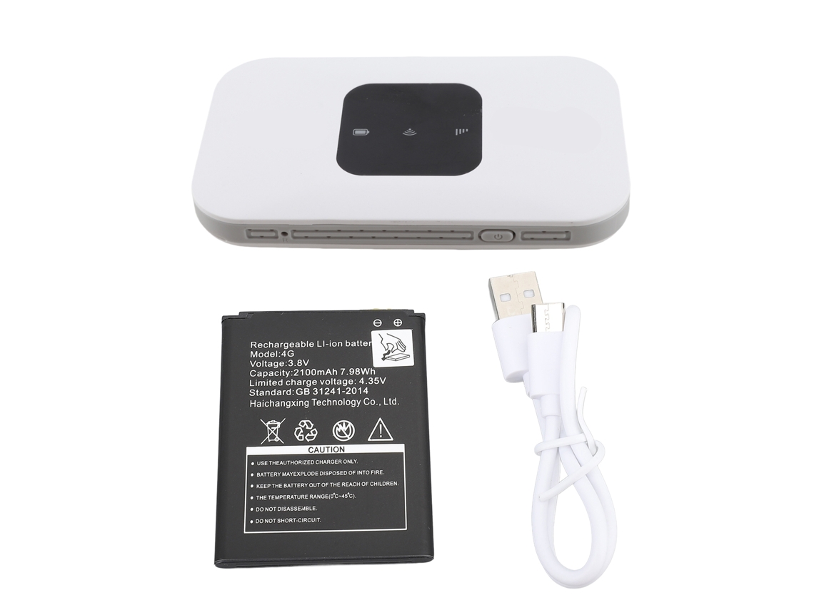 Router Wifi Móvil 4g Lte, Hotspot Portátil Con Tarjeta Micro Sim, Batería 2100mah, Admite 10 Usuarios, Ideal Para Viajes