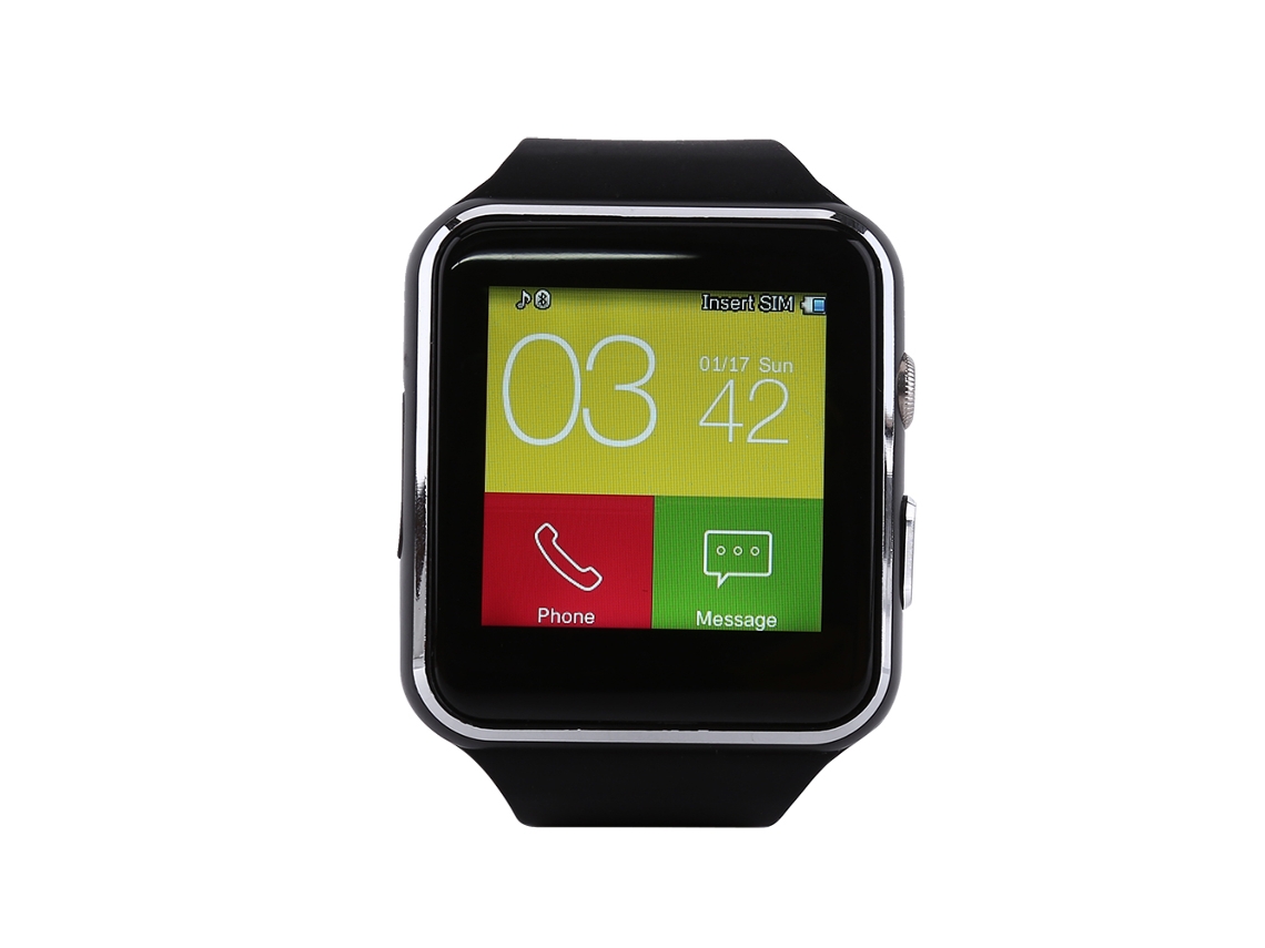 Reloj Deportivo Inteligente Bluetooth Pulsera De Deporte Negro Versión Europea