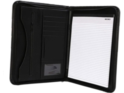 Carpeta multifuncional A4 con cremallera de PU para archivar y guardar documentos. SFUSHOS