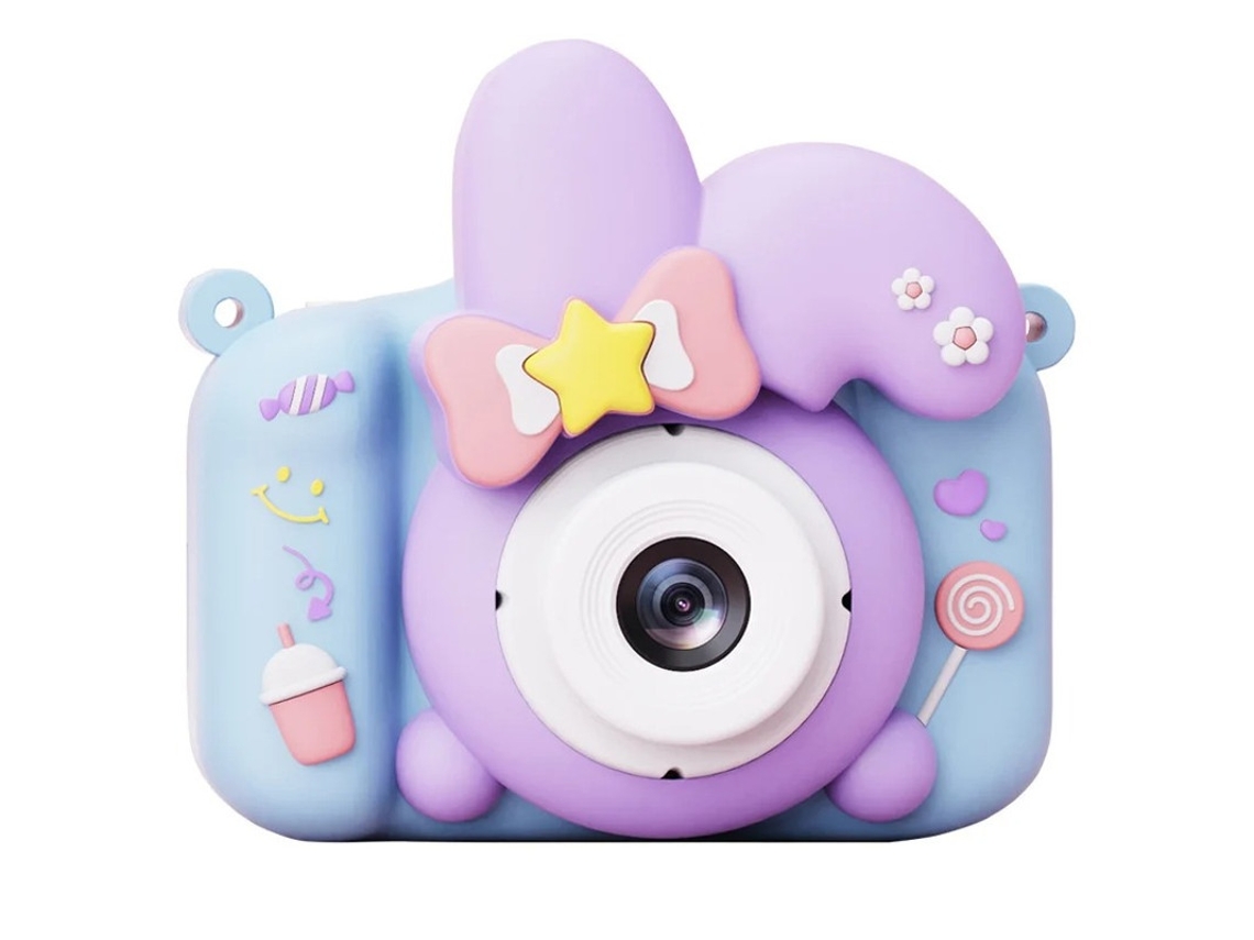 Cámara infantil multifuncional de 9600 W con píxeles HD y cámara dual para grabación de vídeo y juegos (azul) Yizhood