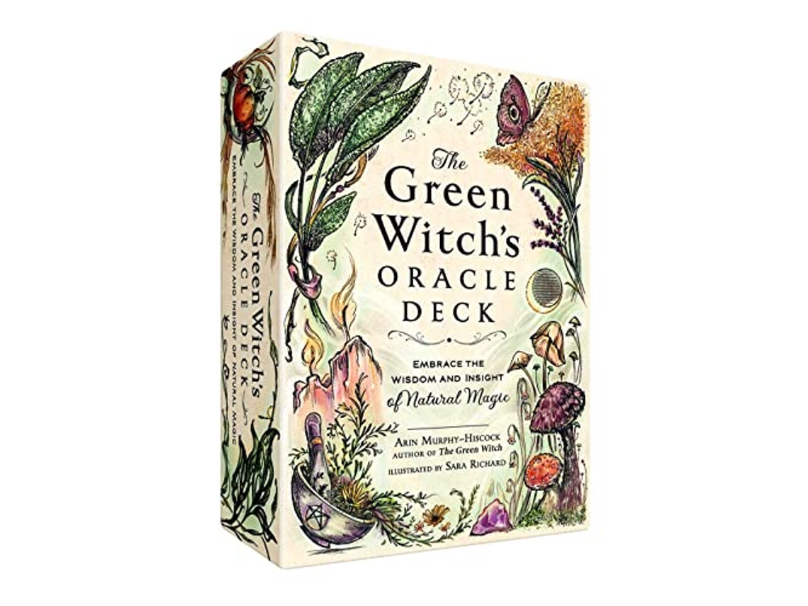 Libro Green Witchs Oracle Deck de Arin Murphy-Hiscock (Inglés)