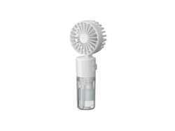Ventilador nebulizador 2 en 1 Eifson, 4 velocidades, plegable 180°, con depósito de agua extraíble (blanco)