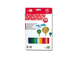 Lápices de colores Liderpaper. 18 unidades