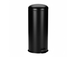 Relaxdays Cubo Basura Baño 30 Litros, Papelera Cocina Cierre Suave, Asa Y Pedal, Bote Residuos Redondo, Color A Elegir