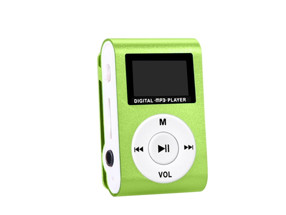 Reproductor MP3 Saisiyiky Reproductor MP3 portátil con pantalla LCD para deportes y actividades al aire libre Facpoet