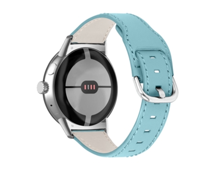 Correa de piel auténtica para Google Pixel Watch - azul claro